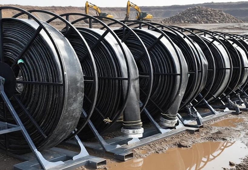 Large Storz mining hose coupling for drag and frac hose applications