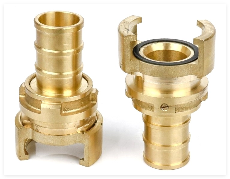 Aluminum Brass French Type Guillemin Coupling With Hose Shank