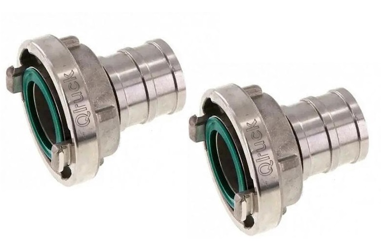 Material comparison of forged aluminum, stainless steel and brass Storz couplings